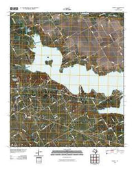 Powell Texas Historical topographic map, 1:24000 scale, 7.5 X 7.5 Minute, Year 2010