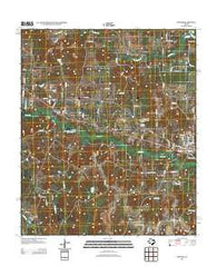 Poynor Texas Historical topographic map, 1:24000 scale, 7.5 X 7.5 Minute, Year 2012