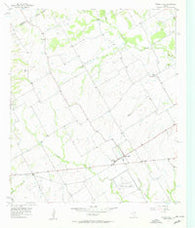 Prairie Hill Texas Historical topographic map, 1:24000 scale, 7.5 X 7.5 Minute, Year 1957