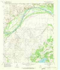 Prairie Valley School Texas Historical topographic map, 1:24000 scale, 7.5 X 7.5 Minute, Year 1968