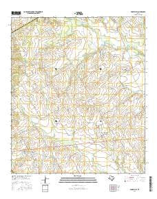 Prairie Hill Texas Current topographic map, 1:24000 scale, 7.5 X 7.5 Minute, Year 2016