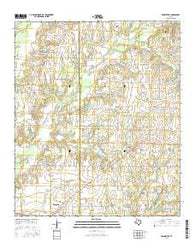 Prairieville Texas Current topographic map, 1:24000 scale, 7.5 X 7.5 Minute, Year 2016