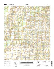 Prairieville Texas Current topographic map, 1:24000 scale, 7.5 X 7.5 Minute, Year 2016