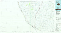 Presidio Texas Historical topographic map, 1:100000 scale, 30 X 60 Minute, Year 1985