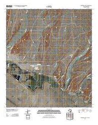 Presidio East Texas Historical topographic map, 1:24000 scale, 7.5 X 7.5 Minute, Year 2010