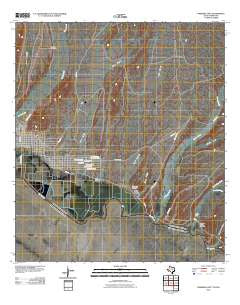 Presidio East Texas Historical topographic map, 1:24000 scale, 7.5 X 7.5 Minute, Year 2010