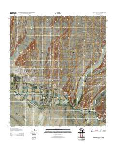 Presidio East Texas Historical topographic map, 1:24000 scale, 7.5 X 7.5 Minute, Year 2012