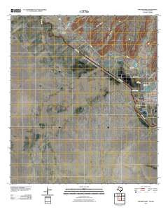 Presidio West Texas Historical topographic map, 1:24000 scale, 7.5 X 7.5 Minute, Year 2010