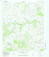 Prickly Pear Branch Texas Historical topographic map, 1:24000 scale, 7.5 X 7.5 Minute, Year 1964