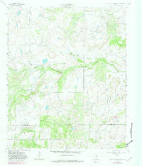Prickly Pear Branch Texas Historical topographic map, 1:24000 scale, 7.5 X 7.5 Minute, Year 1964