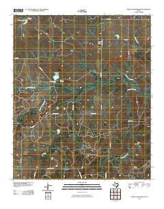 Prickly Pear Branch Texas Historical topographic map, 1:24000 scale, 7.5 X 7.5 Minute, Year 2010