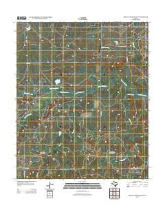 Prickly Pear Branch Texas Historical topographic map, 1:24000 scale, 7.5 X 7.5 Minute, Year 2012