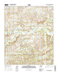 Prickly Pear Branch Texas Current topographic map, 1:24000 scale, 7.5 X 7.5 Minute, Year 2016