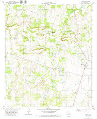Priddy Texas Historical topographic map, 1:24000 scale, 7.5 X 7.5 Minute, Year 1979