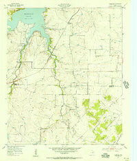 Primrose Texas Historical topographic map, 1:24000 scale, 7.5 X 7.5 Minute, Year 1955