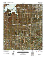 Primrose Texas Historical topographic map, 1:24000 scale, 7.5 X 7.5 Minute, Year 2010
