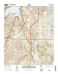 Primrose Texas Current topographic map, 1:24000 scale, 7.5 X 7.5 Minute, Year 2016