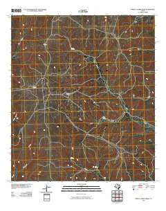 Prince Albert Draw Texas Historical topographic map, 1:24000 scale, 7.5 X 7.5 Minute, Year 2010