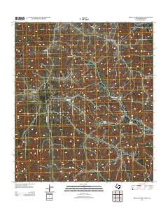 Prince Albert Draw Texas Historical topographic map, 1:24000 scale, 7.5 X 7.5 Minute, Year 2012