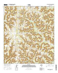 Prince Albert Draw Texas Current topographic map, 1:24000 scale, 7.5 X 7.5 Minute, Year 2016