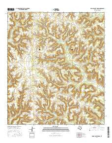 Prince Albert Draw Texas Current topographic map, 1:24000 scale, 7.5 X 7.5 Minute, Year 2016