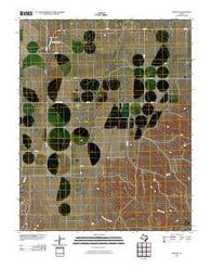 Pringle Texas Historical topographic map, 1:24000 scale, 7.5 X 7.5 Minute, Year 2010