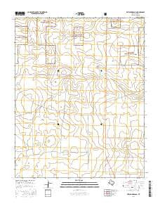 Pritchard Ranch Texas Current topographic map, 1:24000 scale, 7.5 X 7.5 Minute, Year 2016