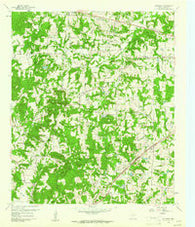 Pritchett Texas Historical topographic map, 1:24000 scale, 7.5 X 7.5 Minute, Year 1960