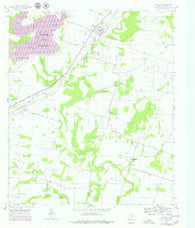 Proctor Texas Historical topographic map, 1:24000 scale, 7.5 X 7.5 Minute, Year 1956
