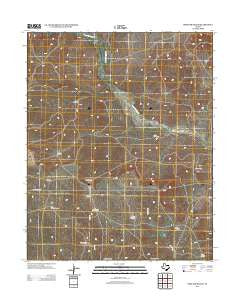 Proctor Ranch Texas Historical topographic map, 1:24000 scale, 7.5 X 7.5 Minute, Year 2012