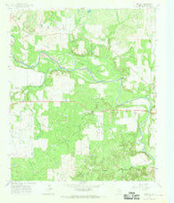 Proffitt Texas Historical topographic map, 1:24000 scale, 7.5 X 7.5 Minute, Year 1966