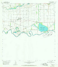 Progreso Texas Historical topographic map, 1:24000 scale, 7.5 X 7.5 Minute, Year 1956