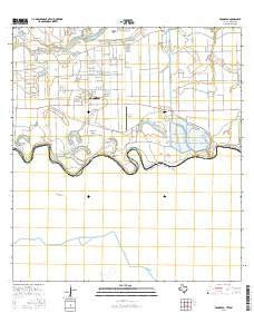 Progreso Texas Current topographic map, 1:24000 scale, 7.5 X 7.5 Minute, Year 2016