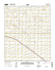Progress Texas Current topographic map, 1:24000 scale, 7.5 X 7.5 Minute, Year 2016