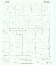 Providence Texas Historical topographic map, 1:24000 scale, 7.5 X 7.5 Minute, Year 1969