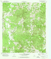 Pryor Mountain Texas Historical topographic map, 1:24000 scale, 7.5 X 7.5 Minute, Year 1973