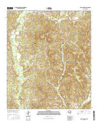 Pryor Mountain Texas Current topographic map, 1:24000 scale, 7.5 X 7.5 Minute, Year 2016