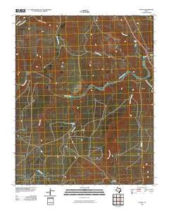 Puente Texas Historical topographic map, 1:24000 scale, 7.5 X 7.5 Minute, Year 2010