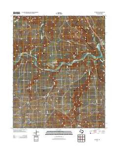 Puente Texas Historical topographic map, 1:24000 scale, 7.5 X 7.5 Minute, Year 2012