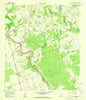 Pulliam Ranch Texas Historical topographic map, 1:24000 scale, 7.5 X 7.5 Minute, Year 1960