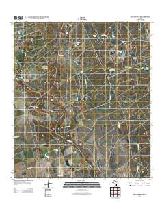 Pulliam Ranch Texas Historical topographic map, 1:24000 scale, 7.5 X 7.5 Minute, Year 2013