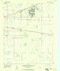 Pullman Texas Historical topographic map, 1:24000 scale, 7.5 X 7.5 Minute, Year 1956