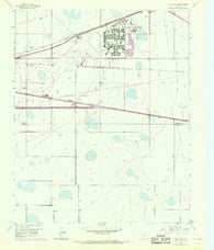 Pullman Texas Historical topographic map, 1:24000 scale, 7.5 X 7.5 Minute, Year 1956