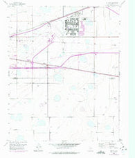 Pullman Texas Historical topographic map, 1:24000 scale, 7.5 X 7.5 Minute, Year 1956
