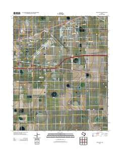 Pullman Texas Historical topographic map, 1:24000 scale, 7.5 X 7.5 Minute, Year 2012