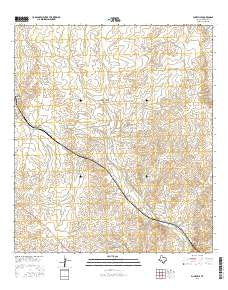 Pumpville Texas Current topographic map, 1:24000 scale, 7.5 X 7.5 Minute, Year 2016