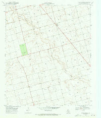 Punkin Center Texas Historical topographic map, 1:24000 scale, 7.5 X 7.5 Minute, Year 1969
