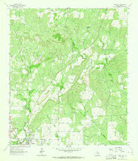 Purdy Hill Texas Historical topographic map, 1:24000 scale, 7.5 X 7.5 Minute, Year 1962