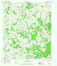 Purley Texas Historical topographic map, 1:24000 scale, 7.5 X 7.5 Minute, Year 1964