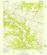 Purmela Texas Historical topographic map, 1:24000 scale, 7.5 X 7.5 Minute, Year 1947